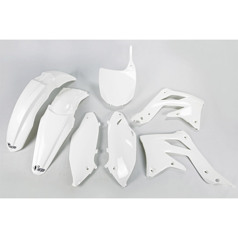 Kit plastiche Ufo KAWASAKI KXF 450 2012 bianco