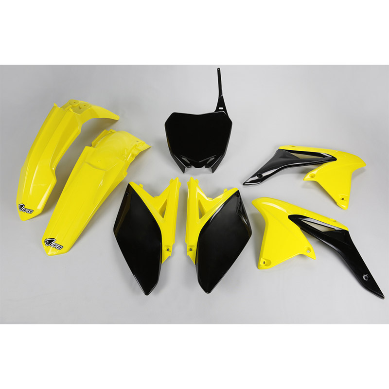 UFO KIT PLASTICHE SUZUKI RMZ 250 11-12 giallo