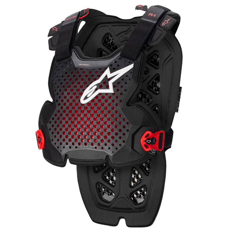 Pettorina Alpinestars A-1 Pro antracite nero rosso