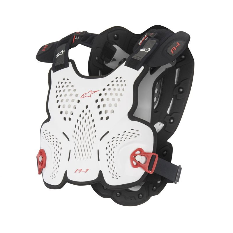 Alpinestars A-1 Pro Chest Protector White Black Red