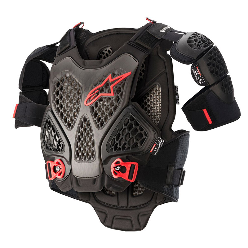 Pettorina Alpinestars A-6 nero rosso