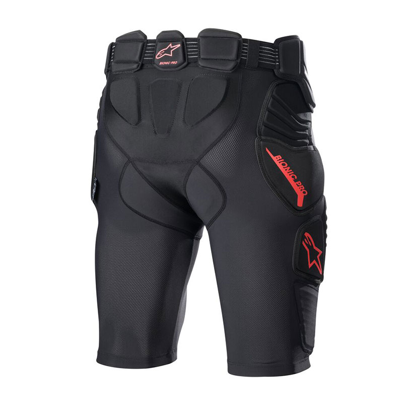 Alpinestars Bionic Pro Protection Short schwarz rot A650752313 Protektoren MotoStorm