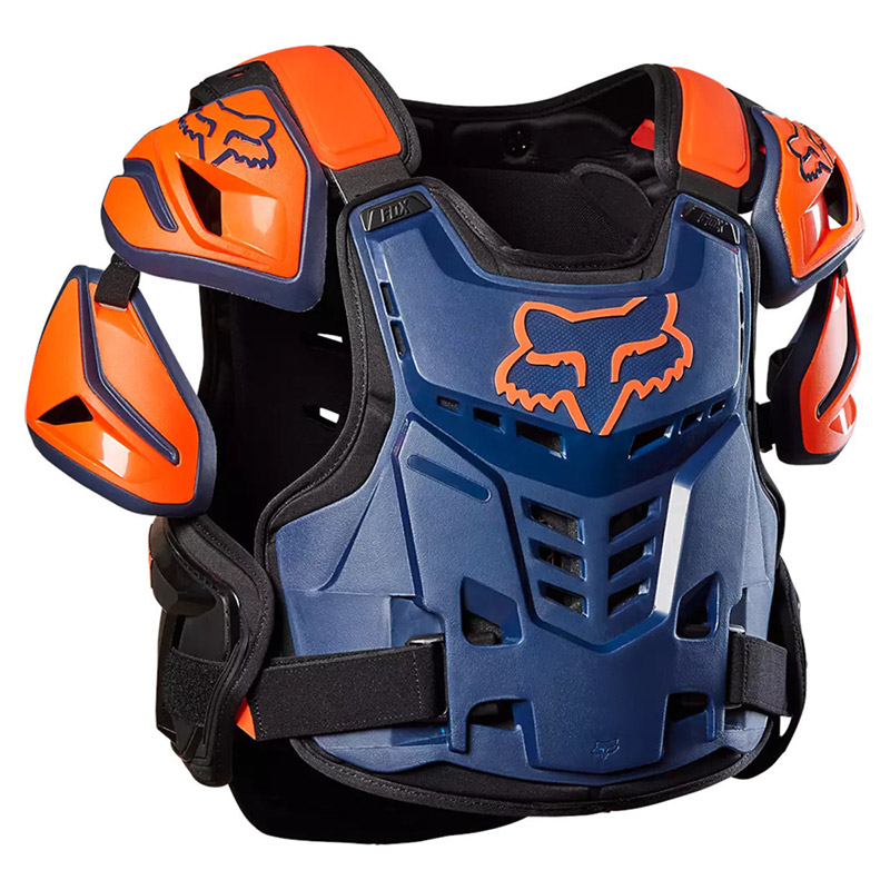 Pettorina Fox Raptor CE navy arancio