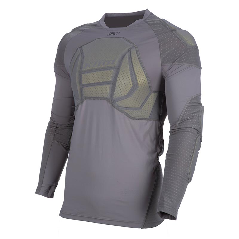 Men’s Padded Compression Shirt Long Sleeve Shoulder Chest Rib Protector  T-Shirt : : Clothing, Shoes & Accessories