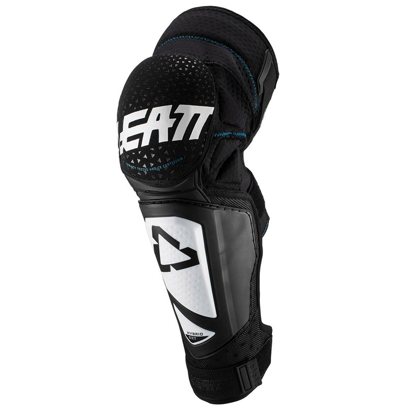 Ginocchiere Leatt 3DF Hybrid Ext bianco nero