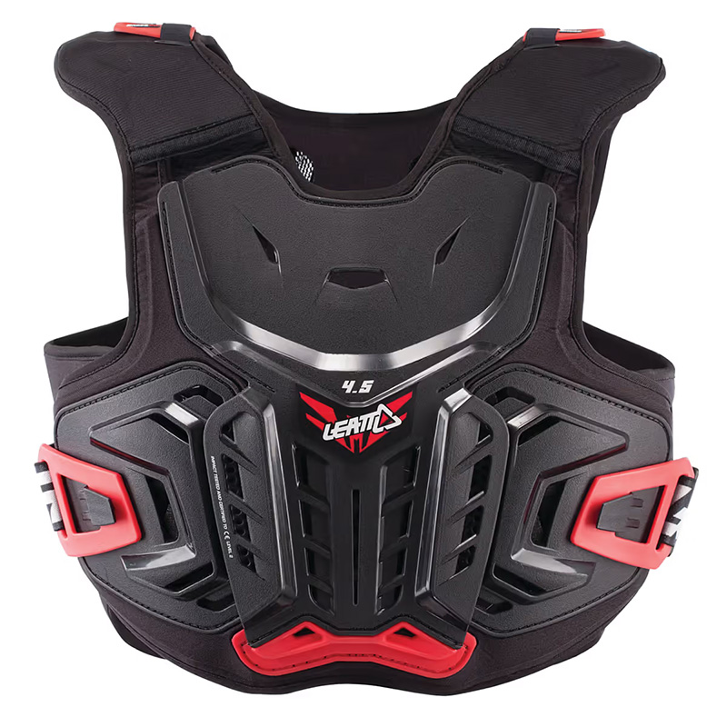 Leatt 4.5 Jr Kid Chest Protector Black Red