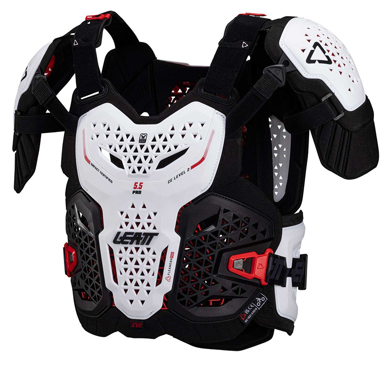 Leatt 5.5 Pro Evo Chest Protector White