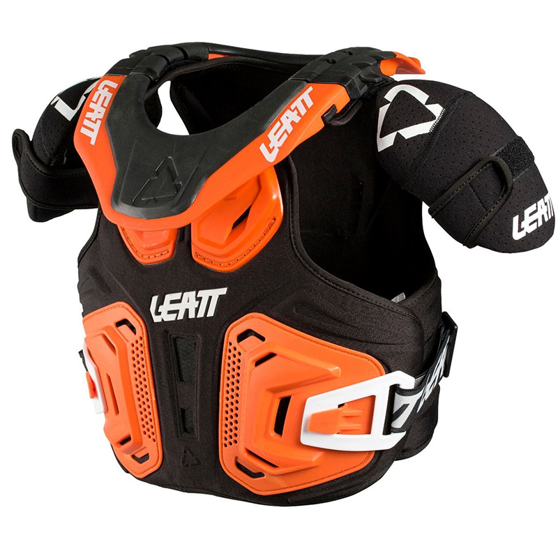 Pettorina Leatt Fusion 2.0 Junior arancio