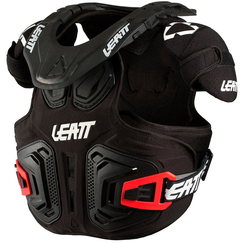 Pettorina Leatt Fusion 2.0 Junior nero