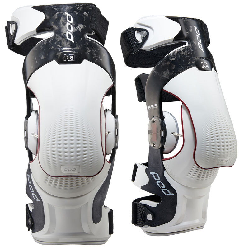 Ginocchiere PodMx K8 3.0 Carbon nero bianco