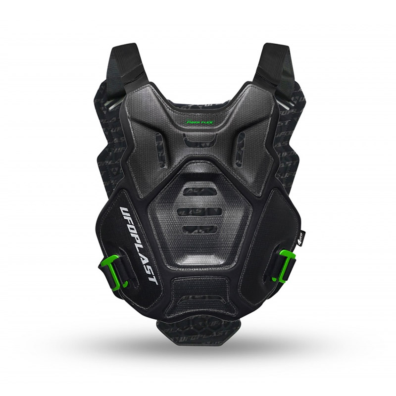 Ufo Fiber Flex Brustschutz schwarz