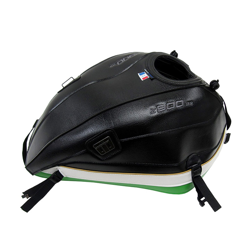 MotoGP GP Motorcycle Tank Protector Pad Green White Carbon Gloss Kawasaki