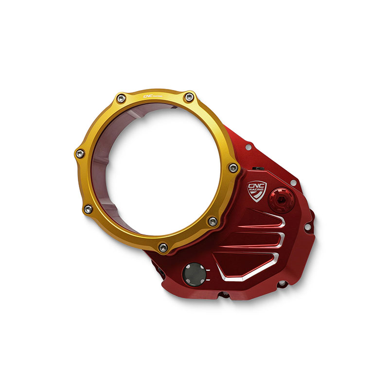 Carter Frizione Cnc Racing Ducati rosso oro