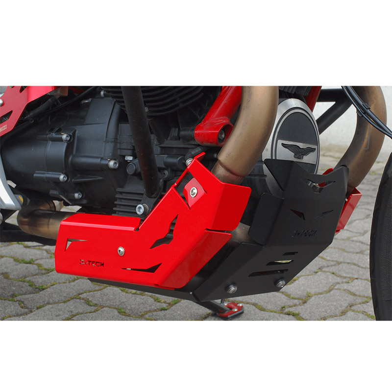 Coppia Protezioni Fianchetti MyTech V85TT rosso