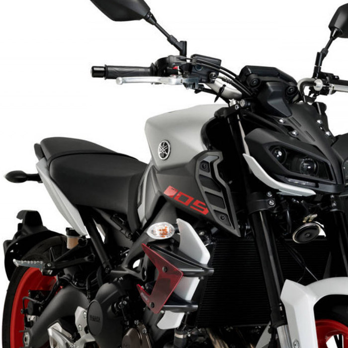 Spoiler Puig Downforce Yamaha MT-09 17-20 rosso