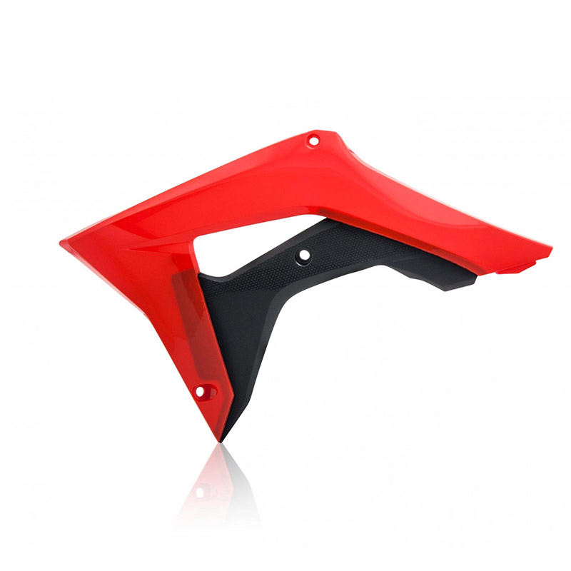 Spoiler radiatore Acerbis Honda CRF450R rosso nero