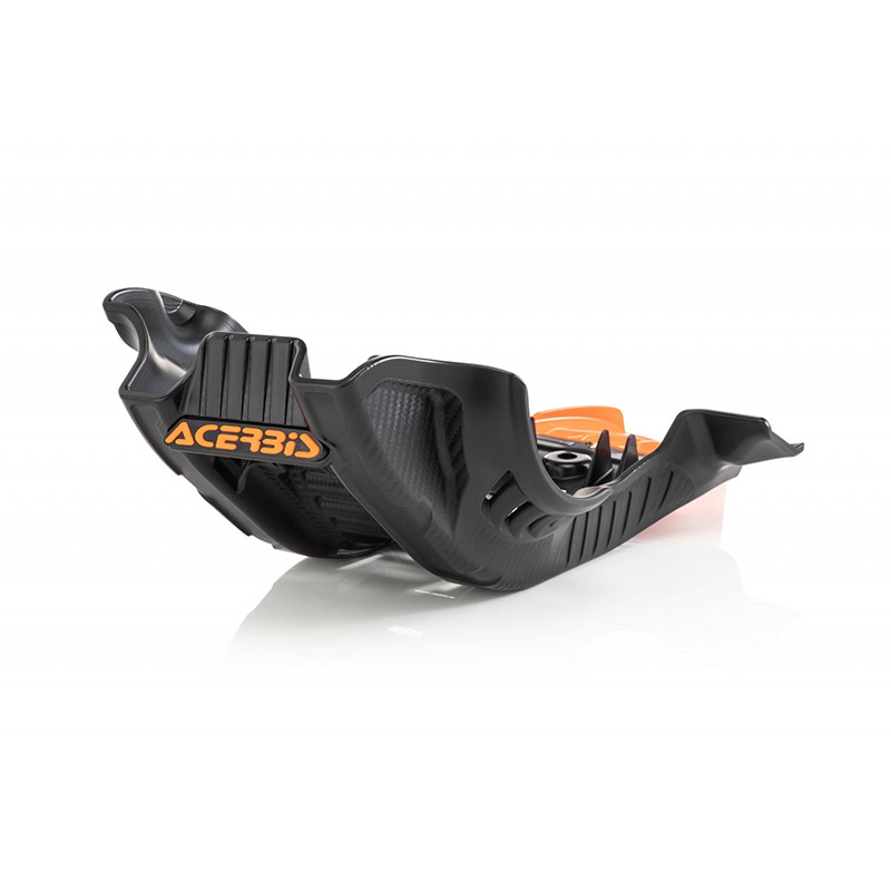 Cubre carter Acerbis KTM XC-F 250 negro naranja