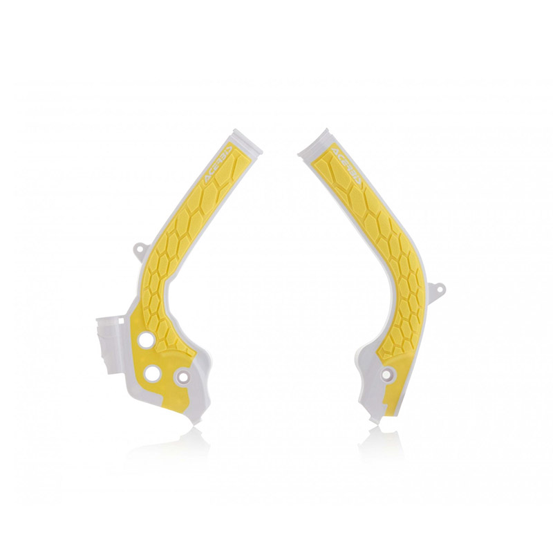 Copritelaio X-Grip Acerbis SX 2016 bianco giallo