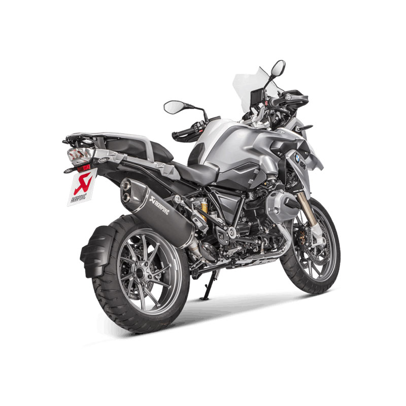 アクラポビッチスリップオンチタンユーロ4ブラックR1200GS 2017 ...