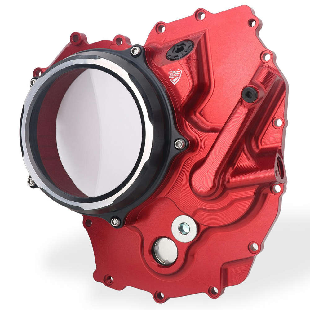 Cnc Carter Frizione per Ducati V2 MY2025 rosso nero