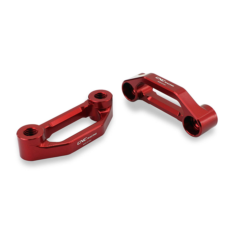 Pedane Passeggero CNC Racing PET52 rosso