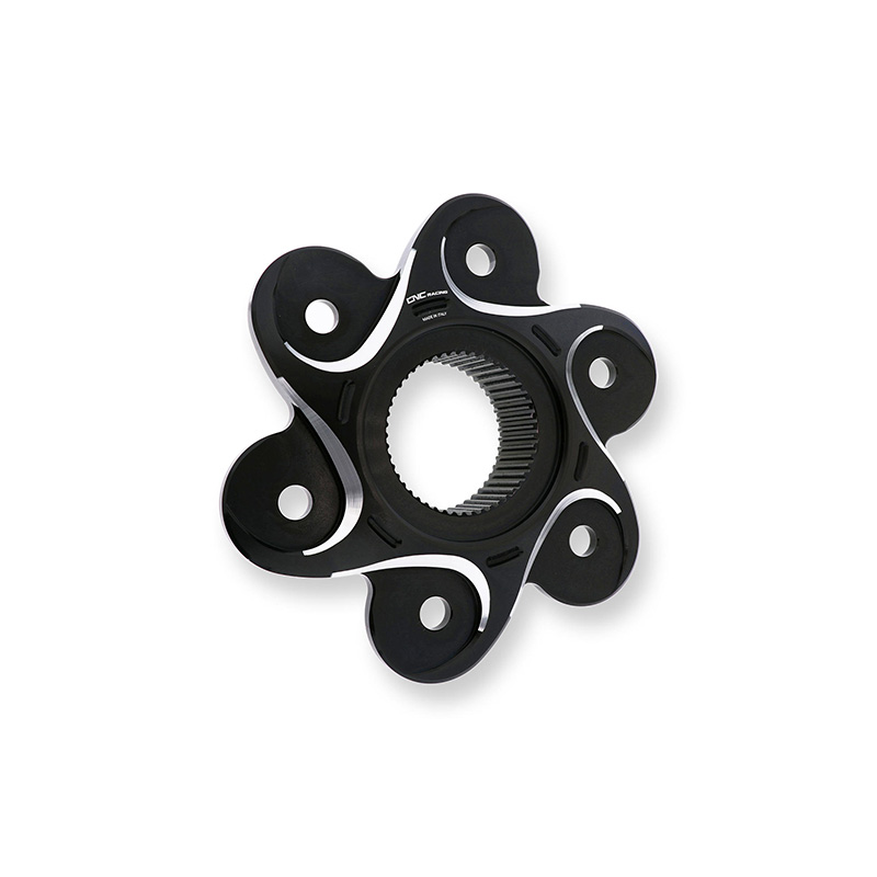 Flangia Portacorona Cnc Racing Ducati Bicolor nero