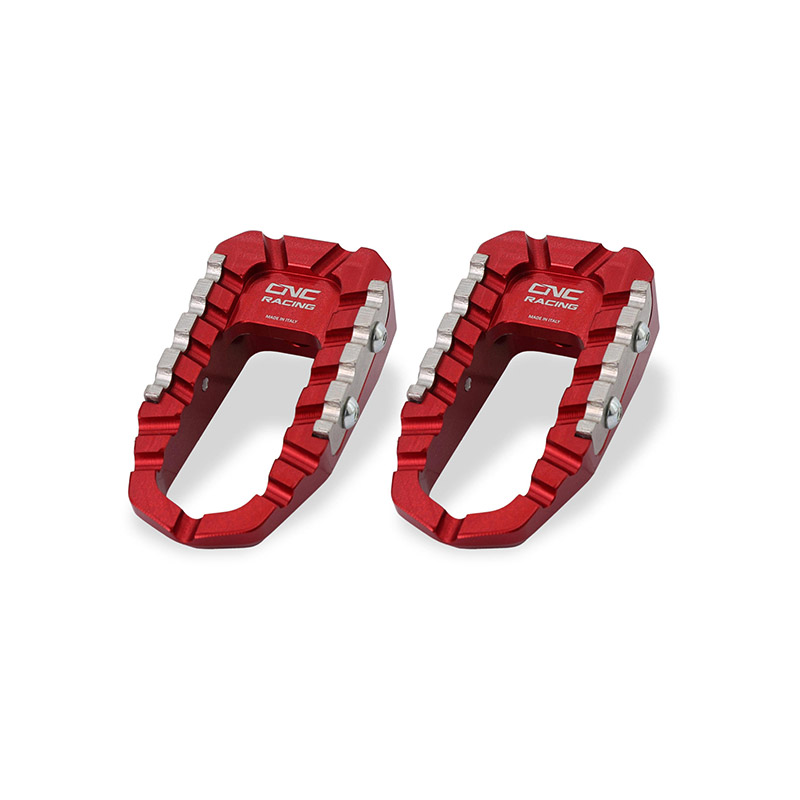 Pedane CNC Racing PEP05 Touring Passeggero rosso