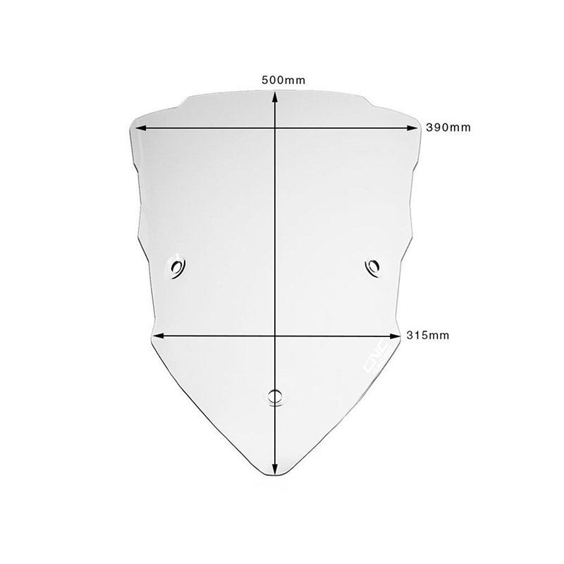 Cupolino CNC Racing Touring Multistrada chiaro