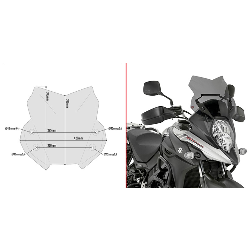 Givi D3112B Cupolino specifico intermedio