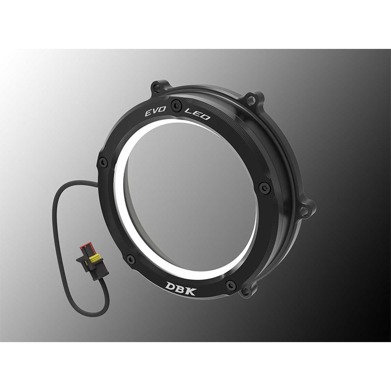 Dbk ドゥカティ V4 エボ LED クラッチカバー ブラック