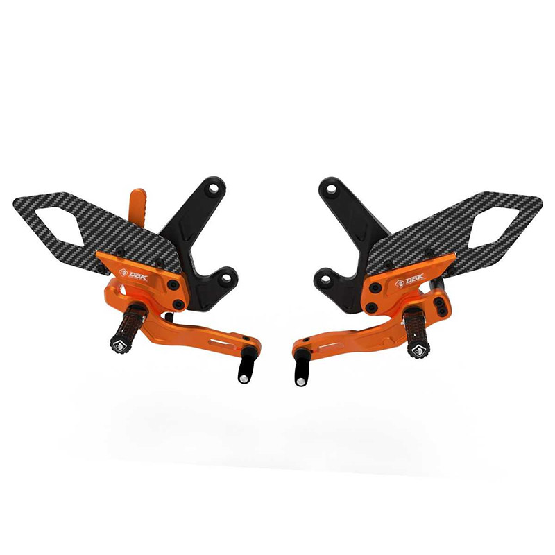 Kit Pedane Pilota Dbk KTM 990 Duke arancio