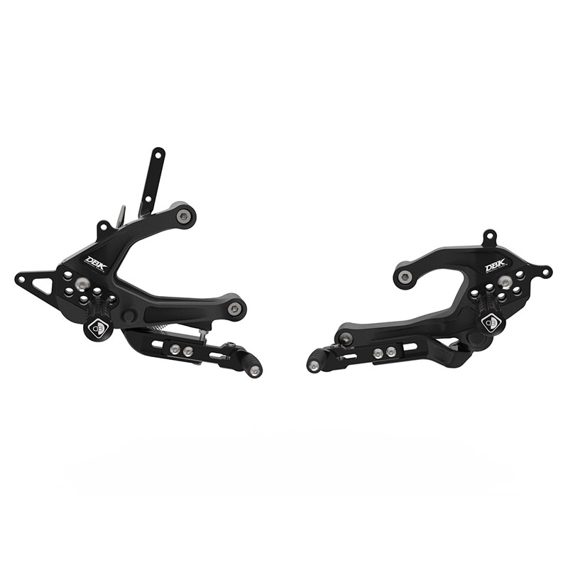 Pedane Dbk PRV201 Panigale V2 2025 nero eco