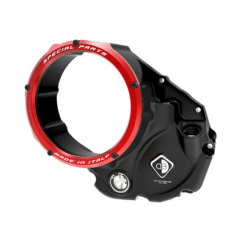 Ducabike 3D EVO CCDV05 Kupplungsdeckel schwarz rot