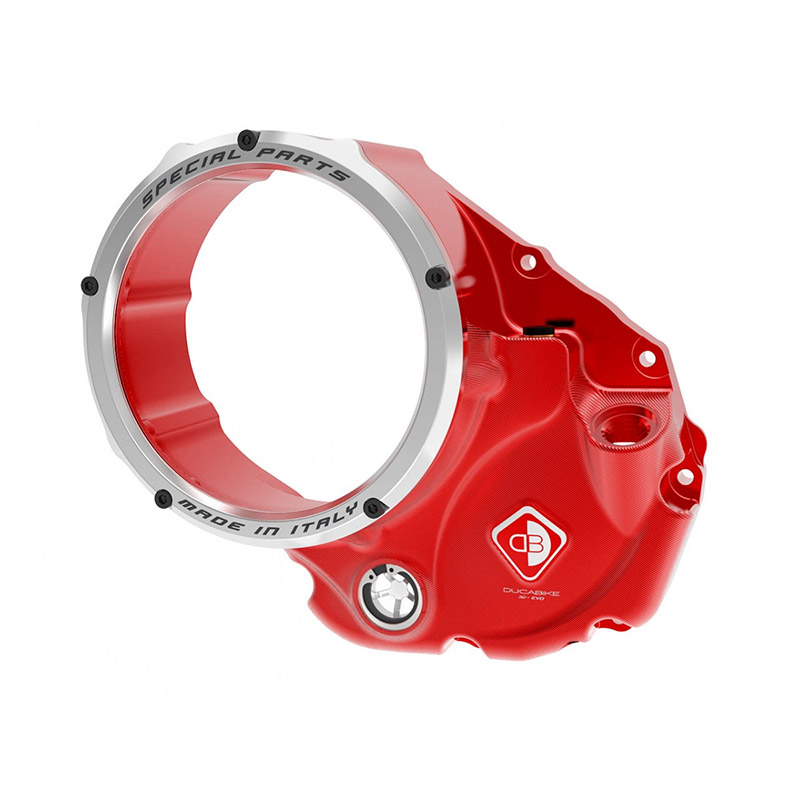 Ducabike 3D EVO CCDV05 Kupplungsdeckel rot silber