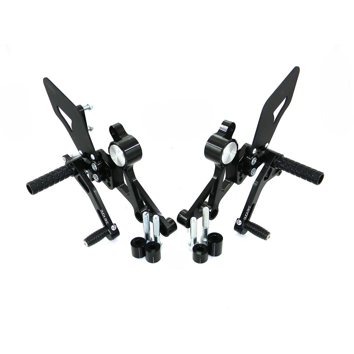 Dbk Prnm01 Pilot Adjustable Rearset Black Eco Fixed Foot Pegs ...
