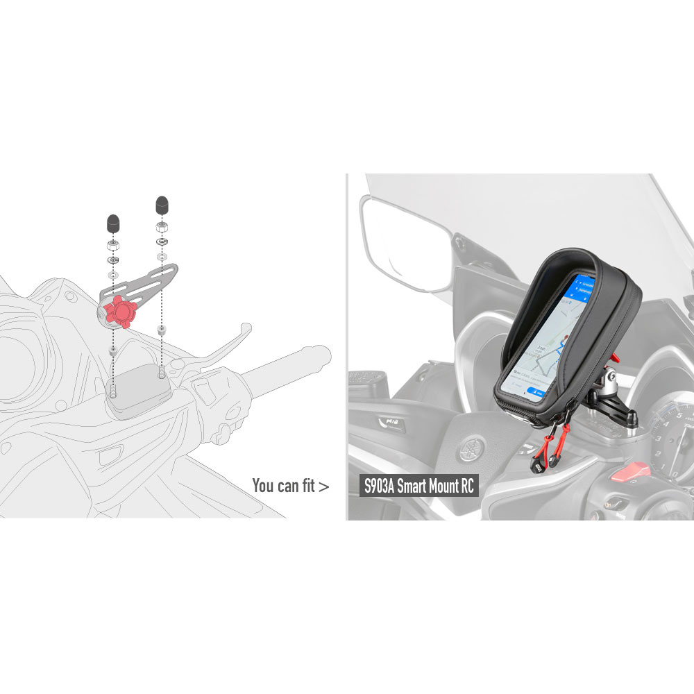 Kit Viteria Givi 01VKIT per Smart Mount RC