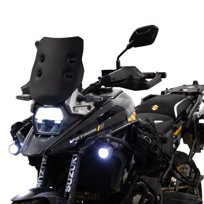 Cupolino Isotta Rally V-Strom 1050 nero opaco