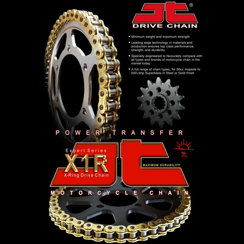 JT Kit catena corona pignone Honda CB - CB650 F / FA