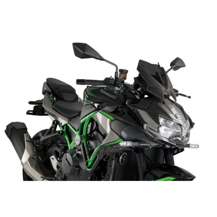 Puig Sport ウインドスクリーン Kawasaki ZH2 ダークスモーク パーツ