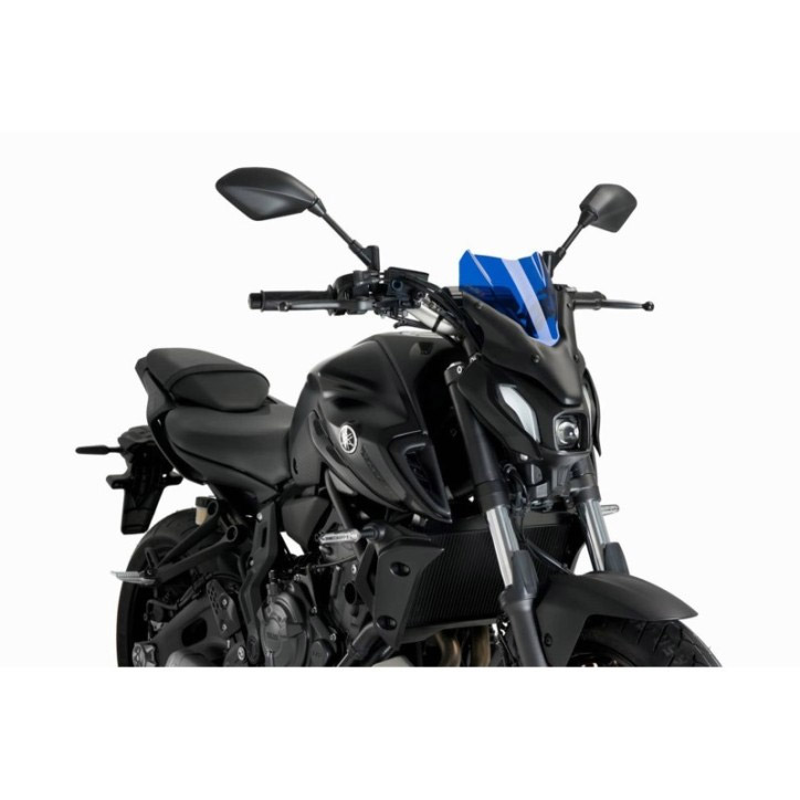 Cupolino Puig Sport Yamaha MT-07 blu