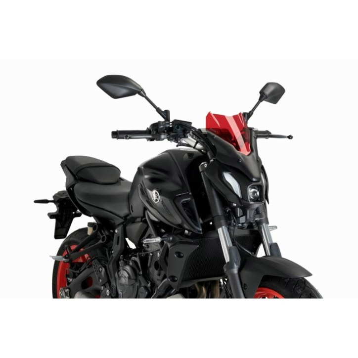 Cupolino Puig Sport Yamaha MT-07 rosso