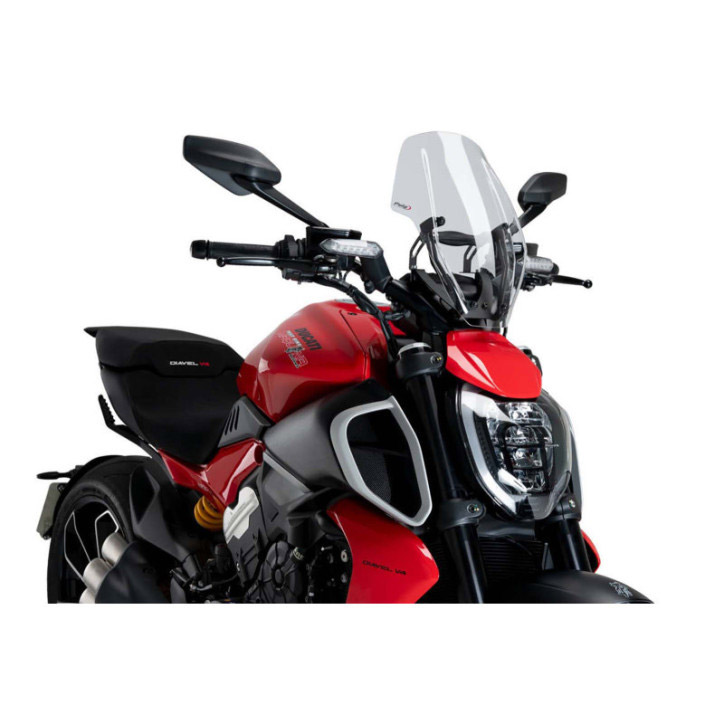Cupolino Puig Naked NG Diavel V4 trasparente