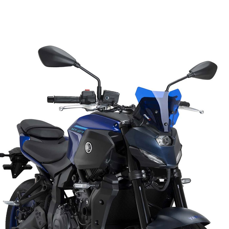 Cupolino Puig Naked Sport MT-07 2025 blu