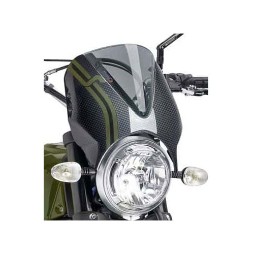 Puig Frontal Plate For Ducati Scrambler Desert Sled/cafe Racer 2017 Light Fume