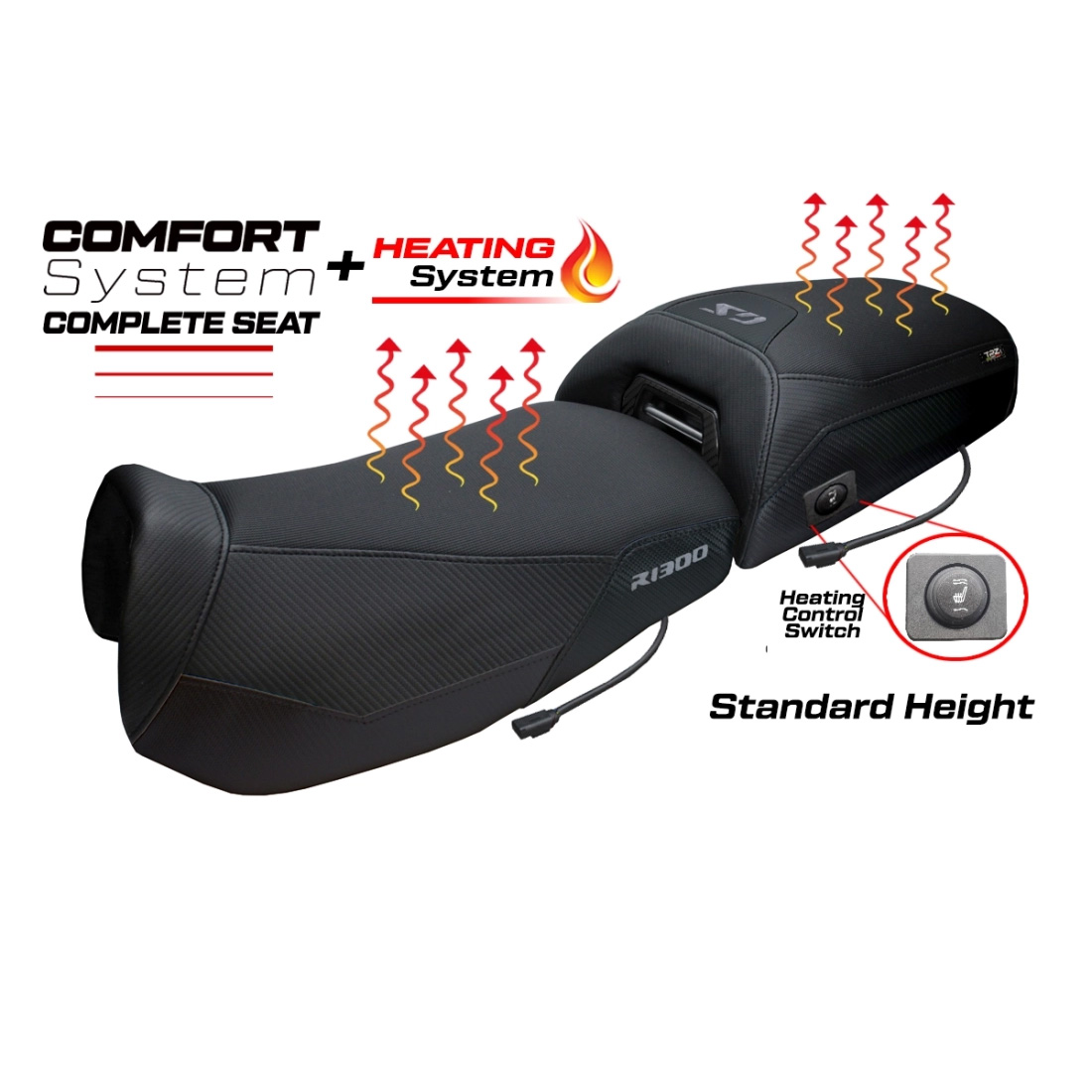 Sella Tpz Aalen Heating Comfort R 1300GS ADV nero
