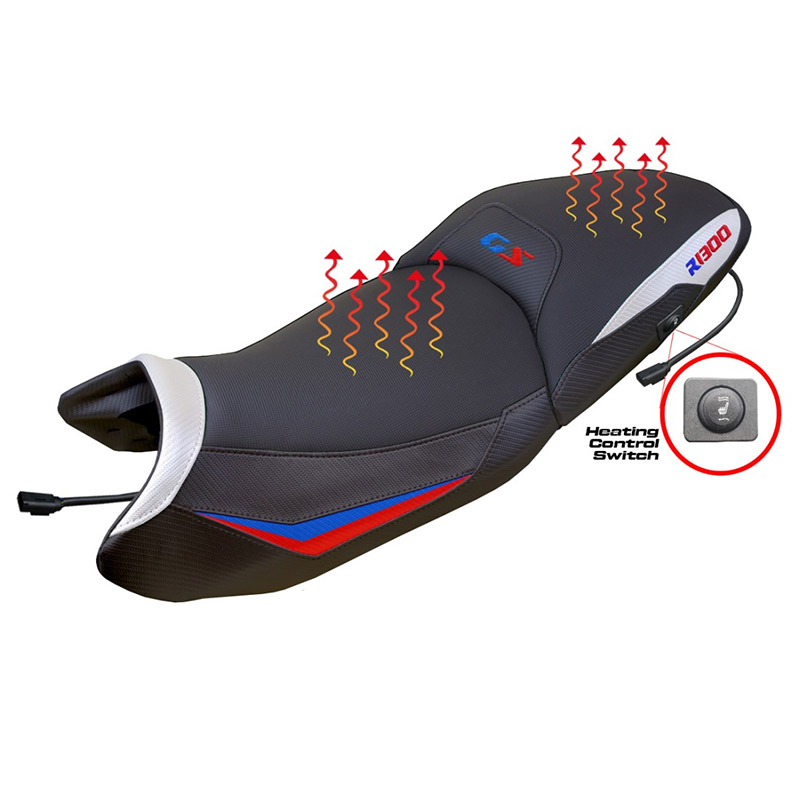 Siège Chauffant Abbaissé Tpz R1300GS bleu rouge