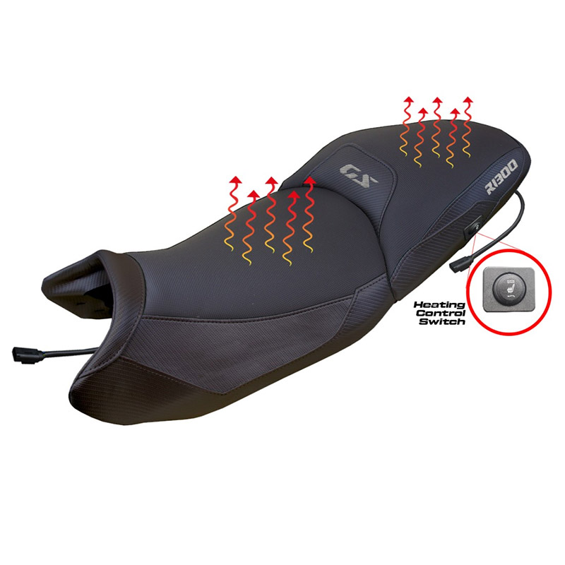 Siège surélevé chauffant Tpz R1300GS noir