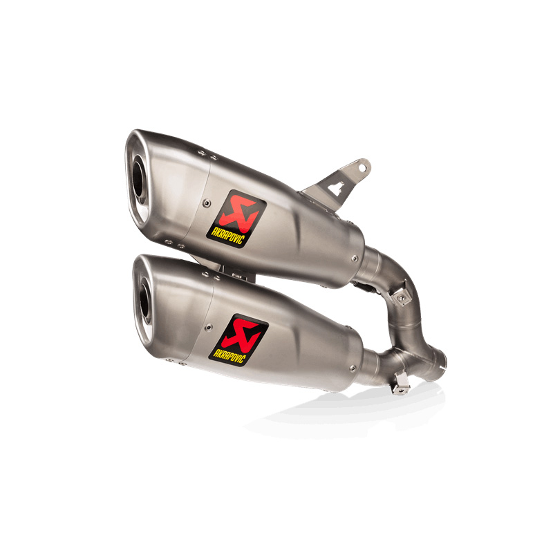 Akrapovic 2 Slip Ons Omologati Titanio Monster 937