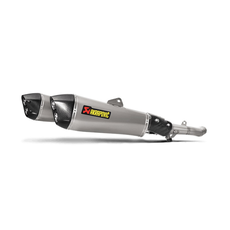 Coppia Akrapovic Slip On Titanio Omologato ZZR1400