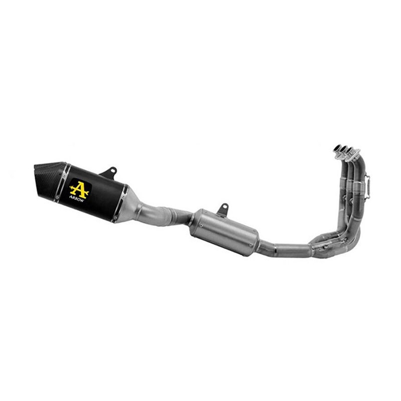 Scarico Arrow Veloce Alluminio ECE Dark Trident 660